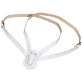 Double Strap Leather Carrying Belt, White